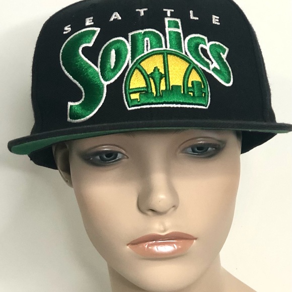 Super Sonics Snapback Baseball Cap 